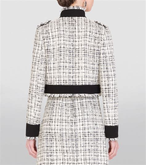 dolce gabbana womens tweed jackets|Dolce & Gabbana jacket women.